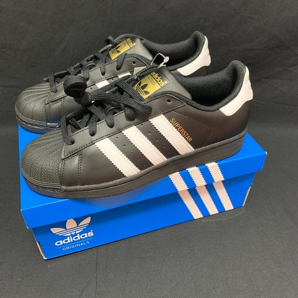 Adidas Superstar J - B 23642 Black-White Sise: 6.5 - Picture 4 of 11